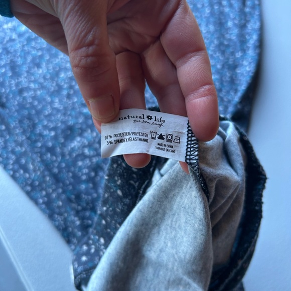 Natural Life Blue Floral Pants - Picture 7 of 9